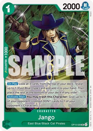 Adventure on Kamis Island  OP15-026 Jango (OP15-026)  - Uncommon