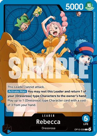 Adventure on Kamis Island  OP15-039 Rebecca (OP15-039) (OP15-039)  - Leader