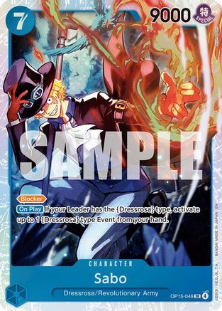 Adventure on Kamis Island  OP15-046 Sabo (OP15-046)  - Foil - Super Rare