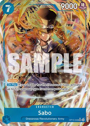 Adventure on Kamis Island  OP15-046 Sabo (Alternate Art) (OP15-046)  - Foil - Super Rare