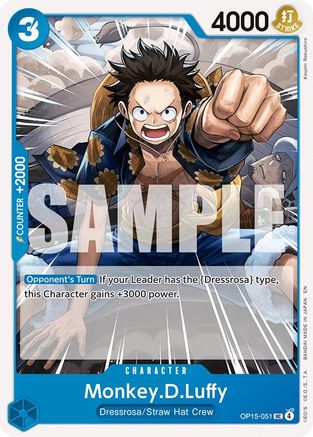 Adventure on Kamis Island  OP15-051 Monkey.D.Luffy (OP15-051) (OP15-051)  - Uncommon