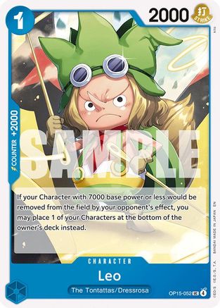 Adventure on Kamis Island  OP15-052 Leo (OP15-052)  - Uncommon