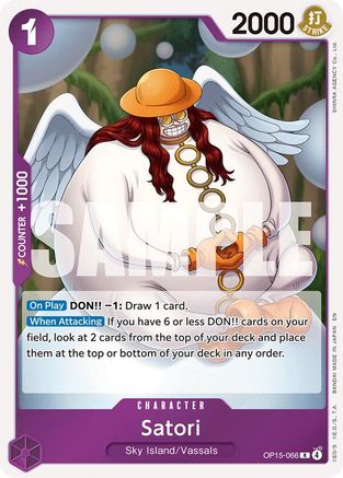 Adventure on Kamis Island  OP15-066 Satori (OP15-066)  - Foil - Rare