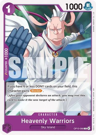 Adventure on Kamis Island  OP15-068 Heavenly Warriors (OP15-068)  - Common