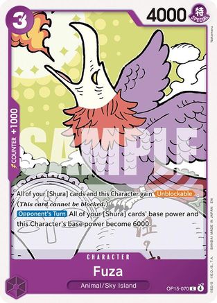 Adventure on Kamis Island  OP15-070 Fuza (OP15-070)  - Common
