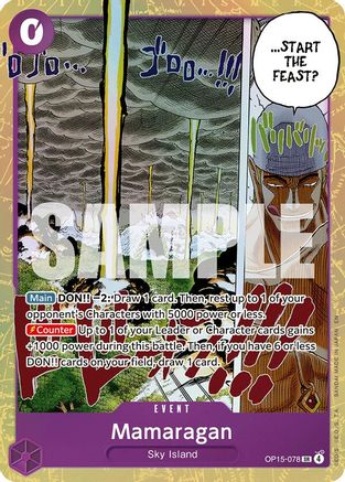 Adventure on Kamis Island  OP15-078 Mamaragan (OP15-078)  - Foil - Super Rare