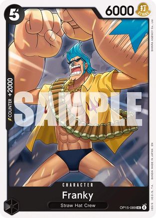Adventure on Kamis Island  OP15-089 Franky (OP15-089)  - Uncommon