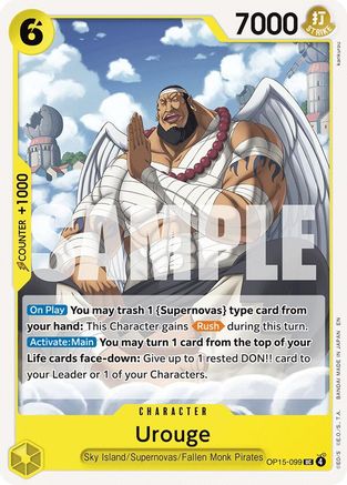 Adventure on Kamis Island  OP15-099 Urouge (OP15-099)  - Uncommon