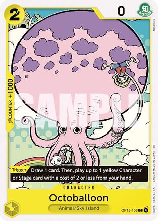 Adventure on Kamis Island  OP15-106 Octoballoon (OP15-106)  - Common