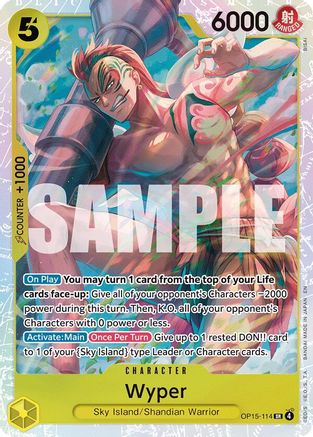 Adventure on Kamis Island  OP15-114 Wyper (OP15-114)  - Foil - Super Rare