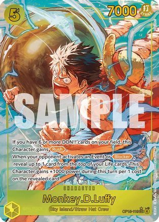 Adventure on Kamis Island  OP15-119 Monkey.D.Luffy (OP15-119) (Alternate Art) (OP15-119)  - Foil - Secret Rare