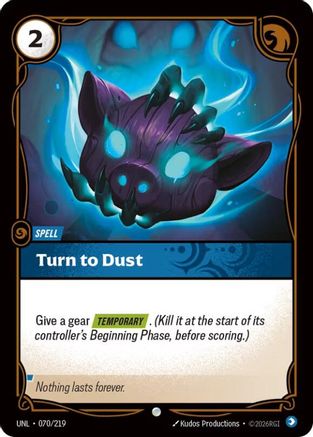 Unleashed (070/219): Turn to Dust - Foil