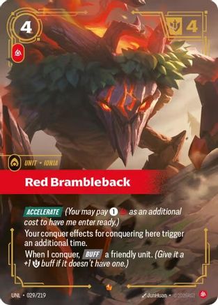 Unleashed (029/219): Red Brambleback - Foil