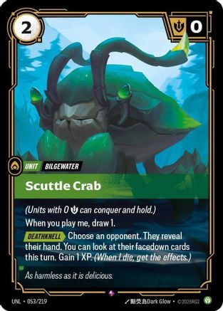 Unleashed (053/219): Scuttle Crab - Foil
