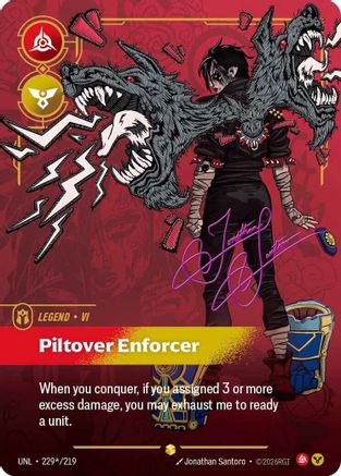 Unleashed (229*/219): Vi - Piltover Enforcer (Signature) - Foil
