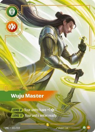 Unleashed (231/219): Master Yi - Wuju Master (Overnumbered) - Foil