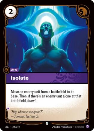 Unleashed (124/219): Isolate - Foil
