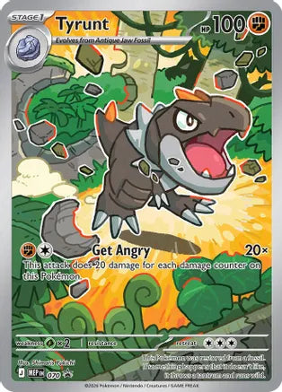 ME Mega Evolution Promo  070 Tyrunt  - Holofoil - Promo (SEALED)