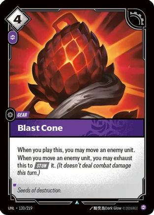 Unleashed (133/219): Blast Cone - Foil