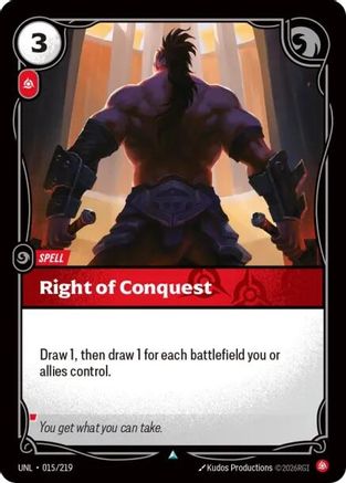 Unleashed (015/219): Right of Conquest -