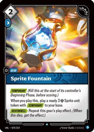 Unleashed (078/219): Sprite Fountain - Foil