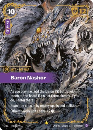 Unleashed (238/219): Baron Nashor (Ultimate) - Foil