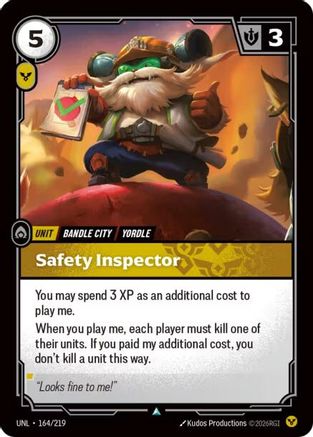 Unleashed (164/219): Safety Inspector -