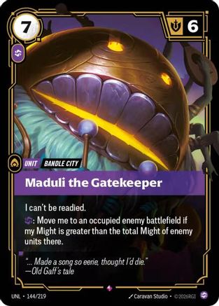 Unleashed (144/219): Maduli the Gatekeeper - Foil