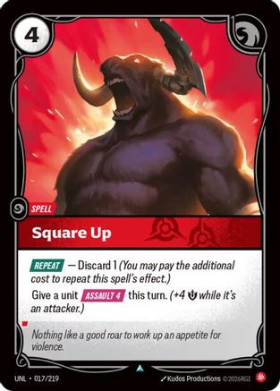 Unleashed (017/219): Square Up - Foil