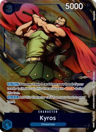 Adventure on Kamis Island  OP15-042 Kyros (Dash Pack) (OP15-042)  - Foil - Rare