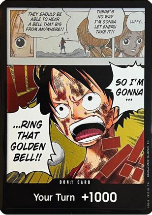 Adventure on Kamis Island  DON!! Card (Luffy)  - Foil - DON!!