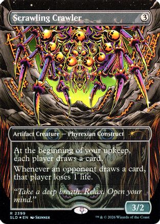 Secret Lair Drop Series - (SLD-2399) - Scrawling Crawler Foil