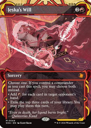 Secrets of Strixhaven: Mystical Archive - (SOA-044) - Jeska's Will Foil