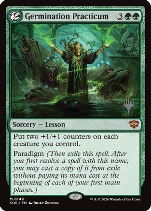Promo Pack: Secrets of Strixhaven - (PPSOS-149) - Germination Practicum Foil