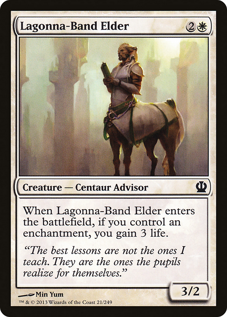Theros - (THS-021) - Lagonna-Band Elder Foil