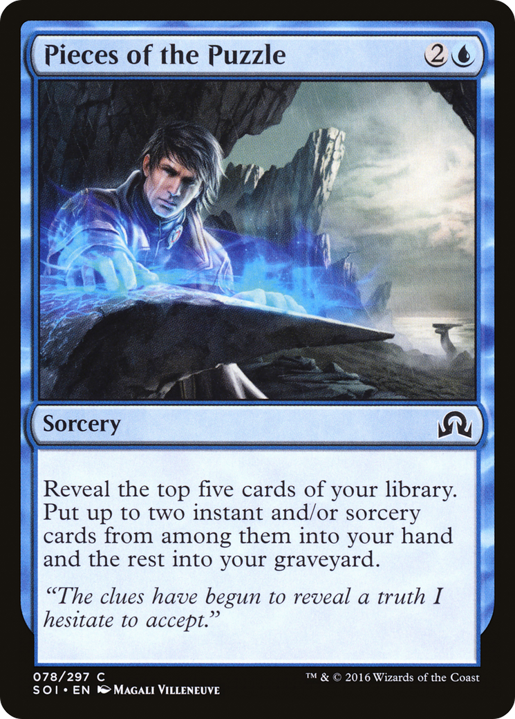 Shadows over Innistrad - (SOI-078) - Pieces of the Puzzle Foil