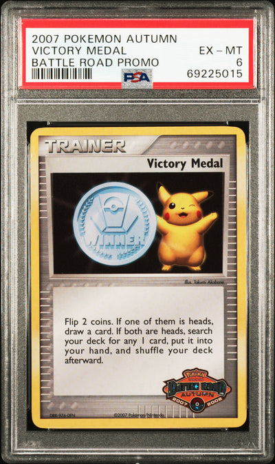 League & Championship Cards PSA6 #69225015 Victory Medal  - Holofoil - Promo (Autumn)