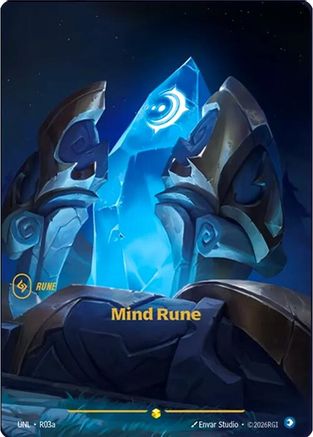 Unleashed (R03a): Mind Rune (Alternate Art) - Foil