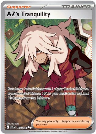 ME04 Chaos Rising  106/086 AZ's Tranquility  - Holofoil - Ultra Rare