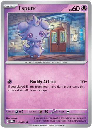 ME04 Chaos Rising  036 Espurr  - Common