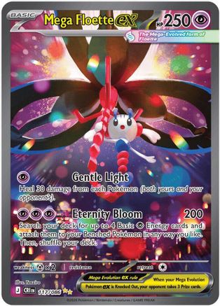 ME04 Chaos Rising  117/086 Mega Floette ex  - Holofoil - Special Illustration Rare