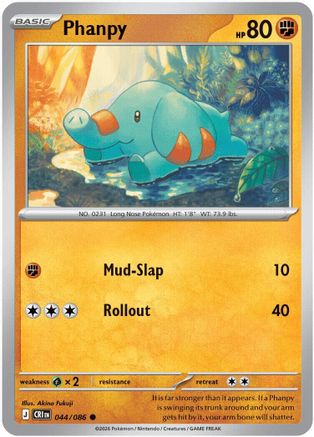 ME04 Chaos Rising  044 Phanpy  - Common