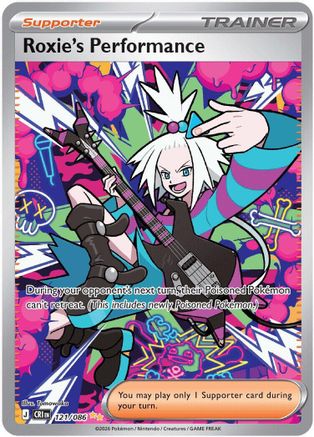 ME04 Chaos Rising  121/086 Roxie's Performance  - Holofoil - Special Illustration Rare