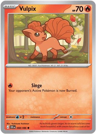 ME04 Chaos Rising  008 Vulpix  - Common