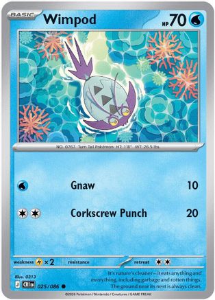 ME04 Chaos Rising  025 Wimpod  - Reverse Holofoil - Common
