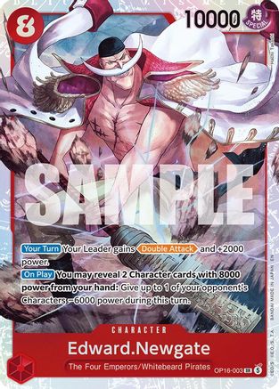 The Time of Battle  OP16-003 Edward.Newgate (OP16-003)  - Foil - Super Rare