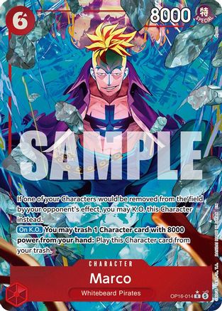 The Time of Battle  OP16-014 Marco (Alternate Art) (OP16-014)  - Foil - Rare