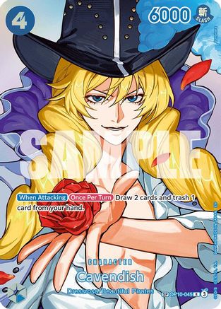 The Time of Battle  OP10-045 Cavendish (SP) (OP10-045)  - Foil - Rare