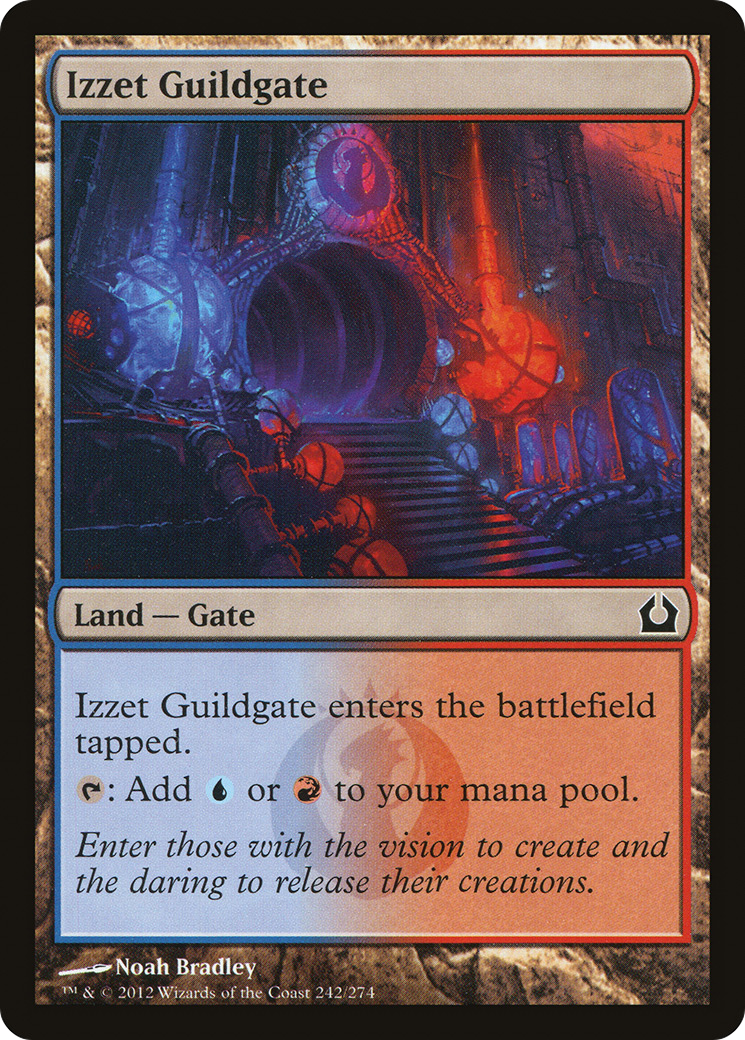 Return to Ravnica - (RTR-242) - Izzet Guildgate Foil
