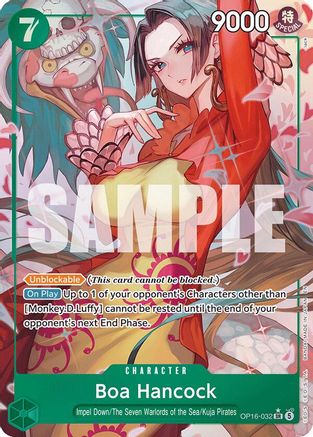 The Time of Battle  OP16-032 Boa Hancock (Alternate Art) (OP16-032)  - Foil - Super Rare
